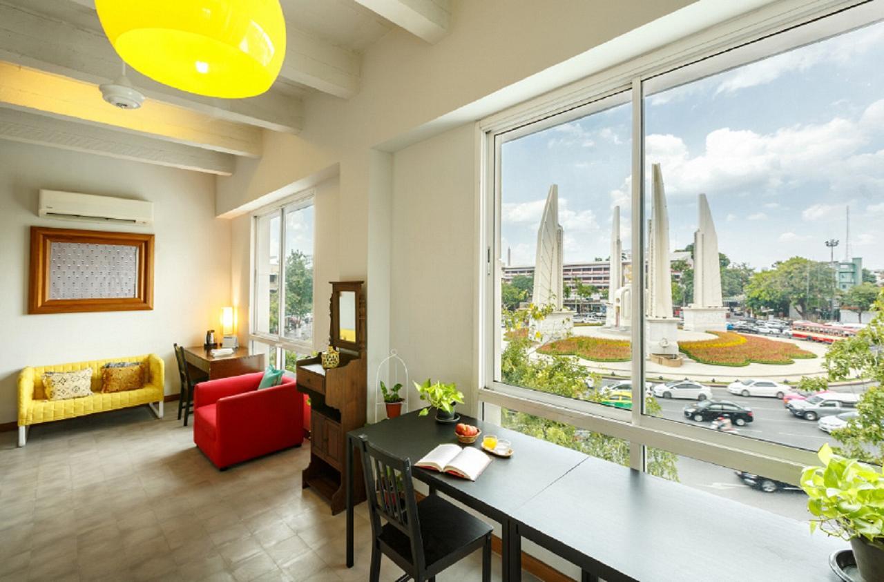 Baan Dinso Hostel@Ratchadamnoen Bangkok Kültér fotó